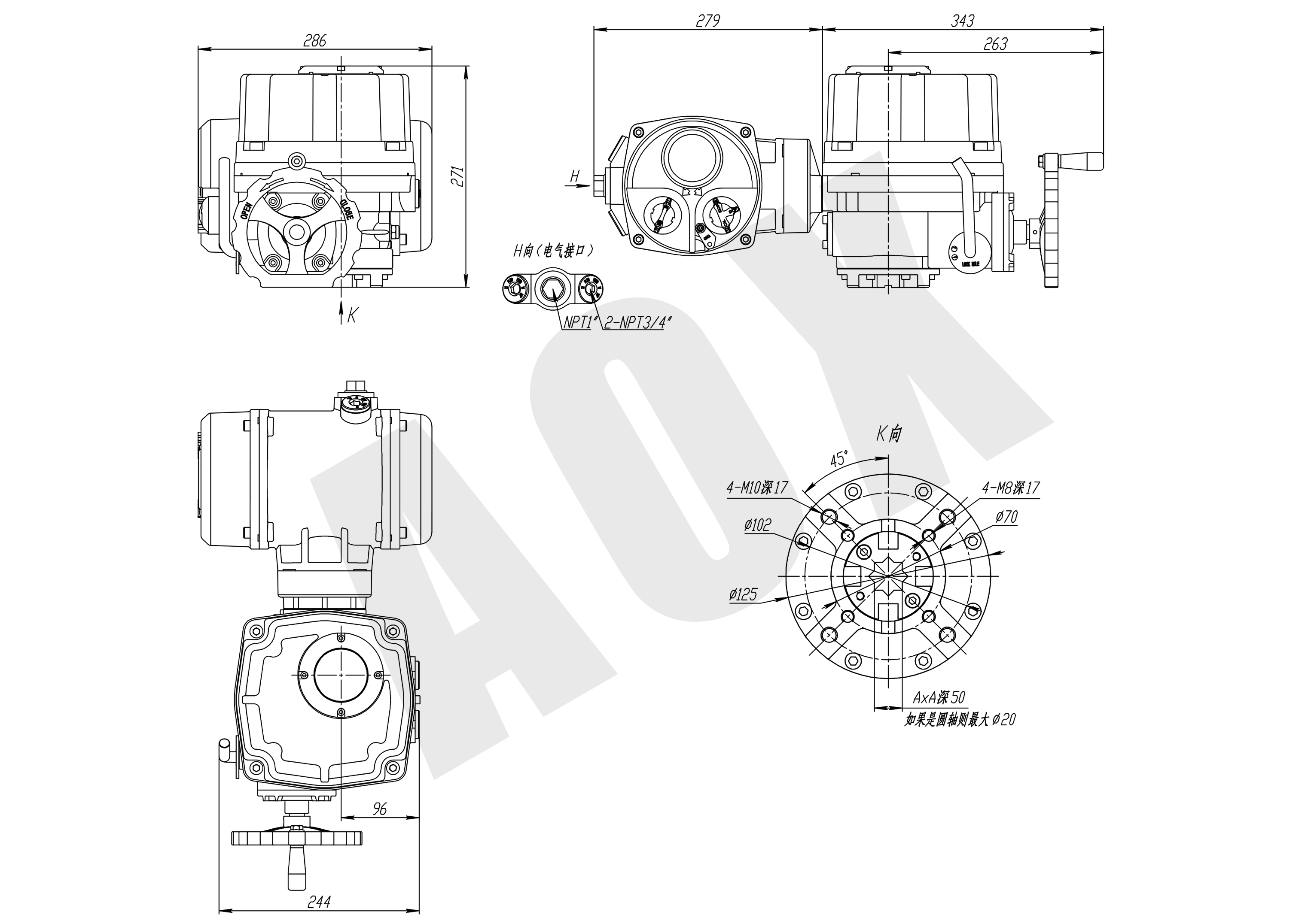 電動(dòng)執(zhí)行器外形圖.（CHQ-015~020）png